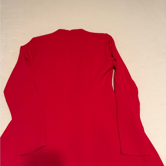 Bardot Red Long Sleeve Sheath Mini Dress - Picture 8 of 8